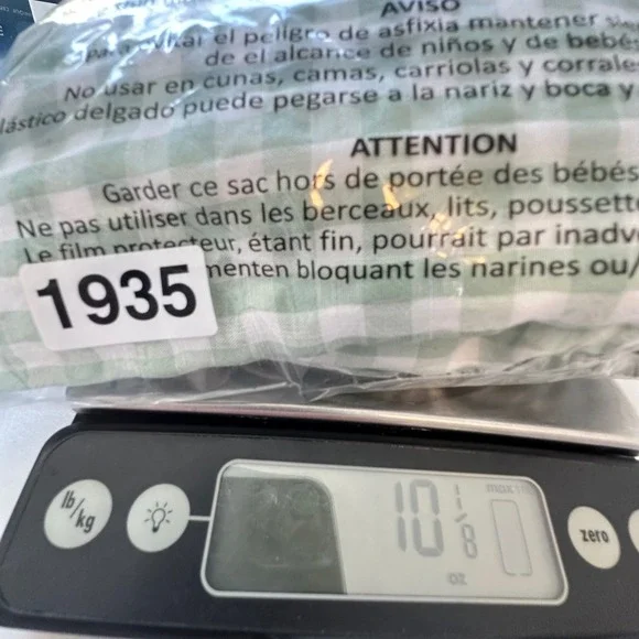 Thirty Thirty Gingham Dress M Green Ruffle Tier Cottagecore Romantic Puff Sleeve - Picture 8 of 8